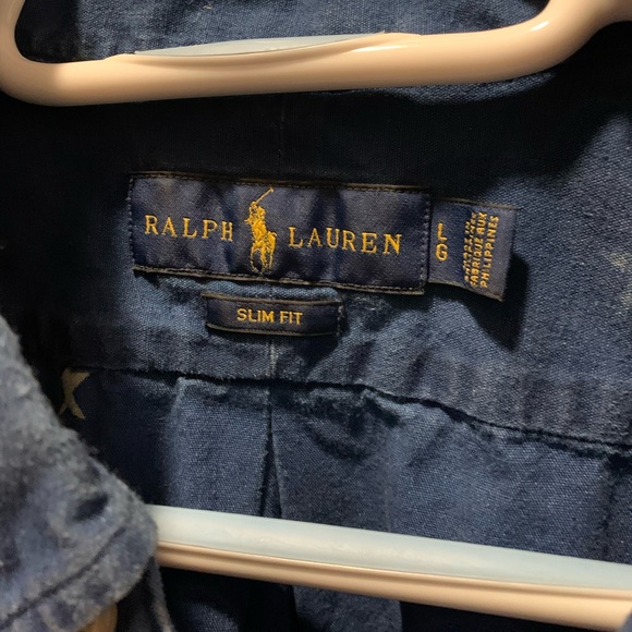 Polo Ralph Lauren Button Up shirt with stars - Picture 3 of 4